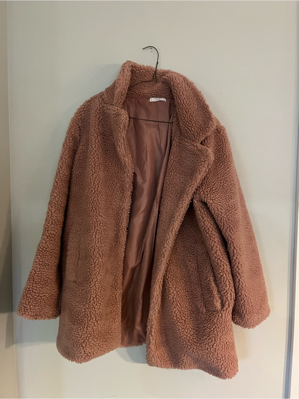 Sage Women's Teddy Jacket in Mauve Pink